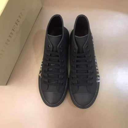 Burberry High Top Sneakers - Black