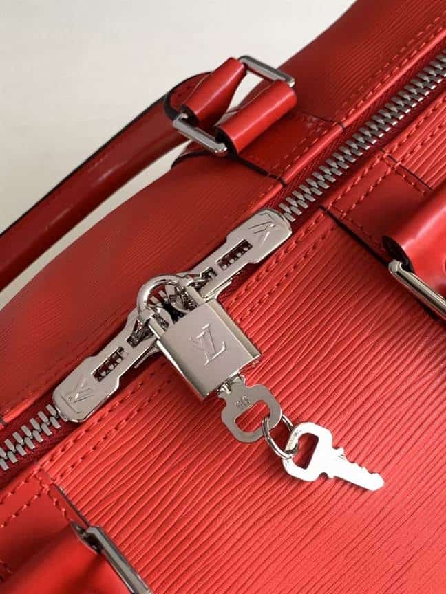 LV X Supreme Duffle Bag - Red