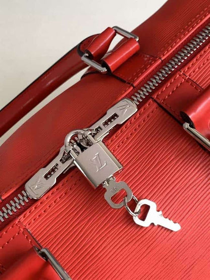 LV X Supreme Duffle Bag - Red
