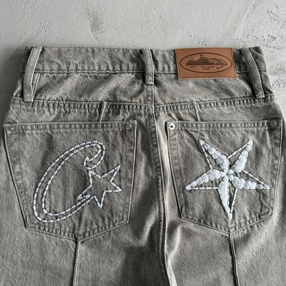 Crtez Denim Jeans - Grey