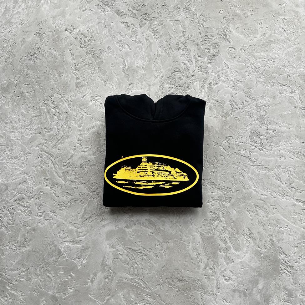Crtez Alcatraz Hoodie - Black/Yellow