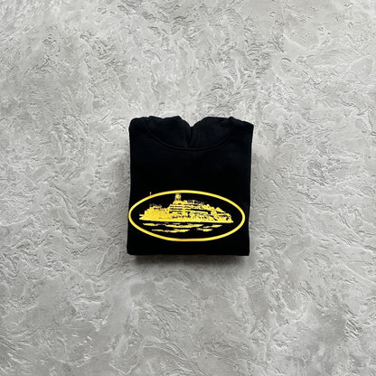 Crtez Alcatraz Hoodie - Black/Yellow