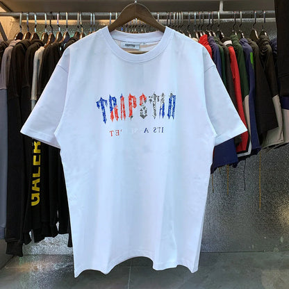 TS Letter Color T-Shirt - Black/White
