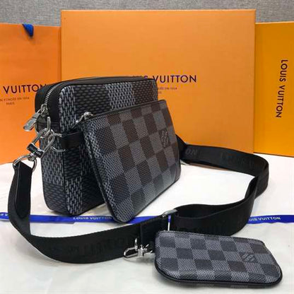 LV Trunk Sling Bag - Black