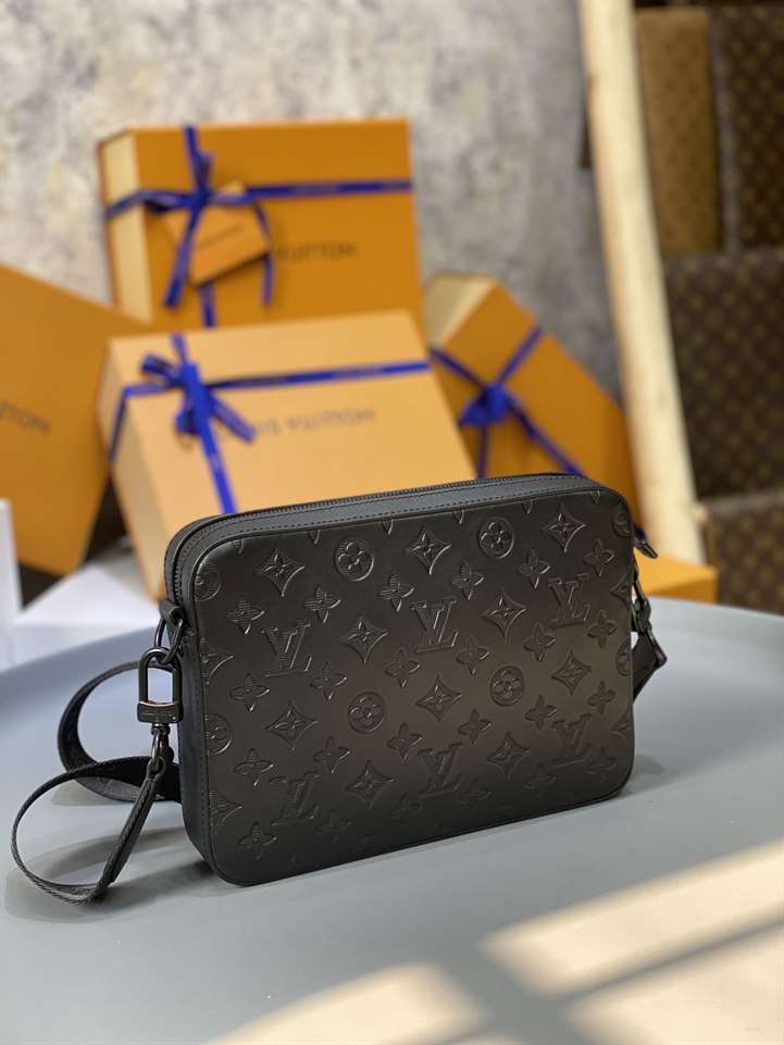 LV Duo Messenger Bag - Black