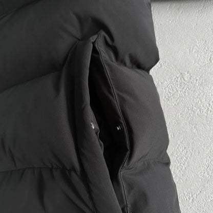 TS Hyperdrive Detachable Hooded Puffer Jacket - Black/Lime