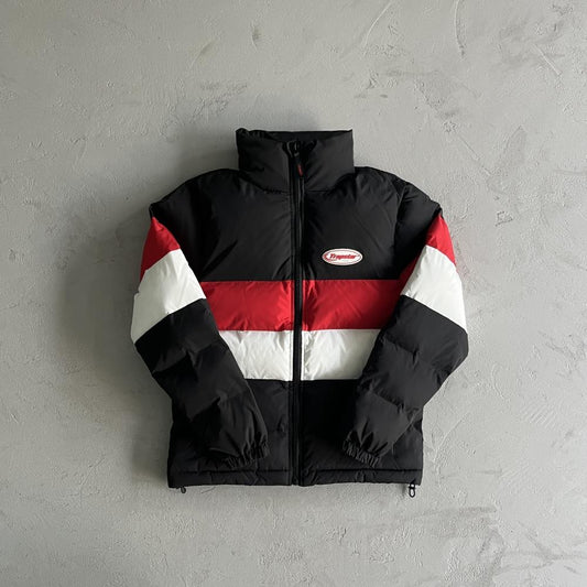 TS Hyperdrive Puffer Jacket - Black/Red/White