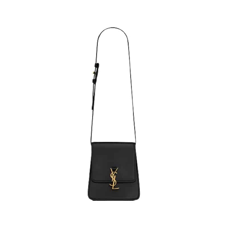 YSL Kaia North/South Satchel - Black