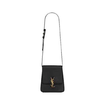 YSL Kaia North/South Satchel - Black