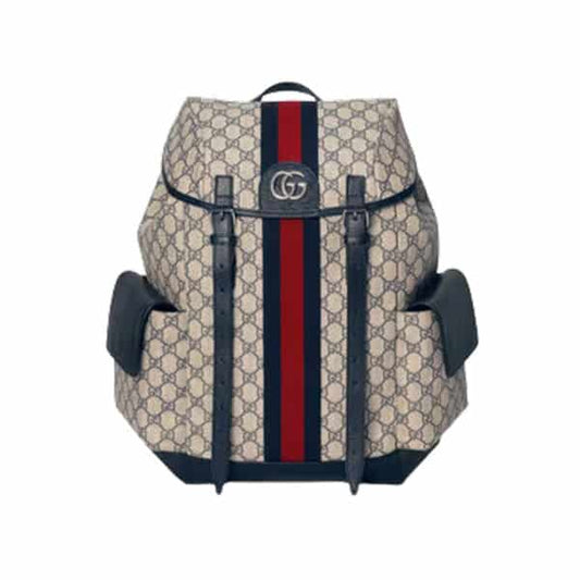 Gucci GG Ophidia Backpack - Beige