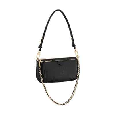 LV Multi Pochette Side Bag - Black
