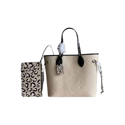 LV Neverfull MM Bag - White