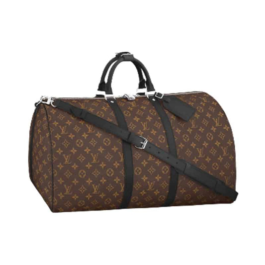 LV Keepal Bandouliere Monogram Duffle Bag - Brown