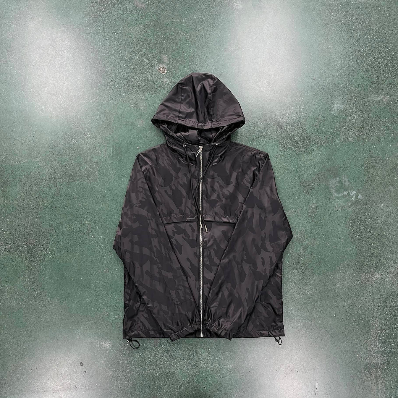 TS Irongate T Jacquard Windbreaker - Black/Blue