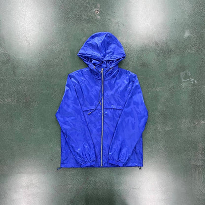 TS Irongate T Jacquard Windbreaker - Black/Blue