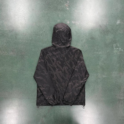 TS Irongate T Jacquard Windbreaker - Black/Blue