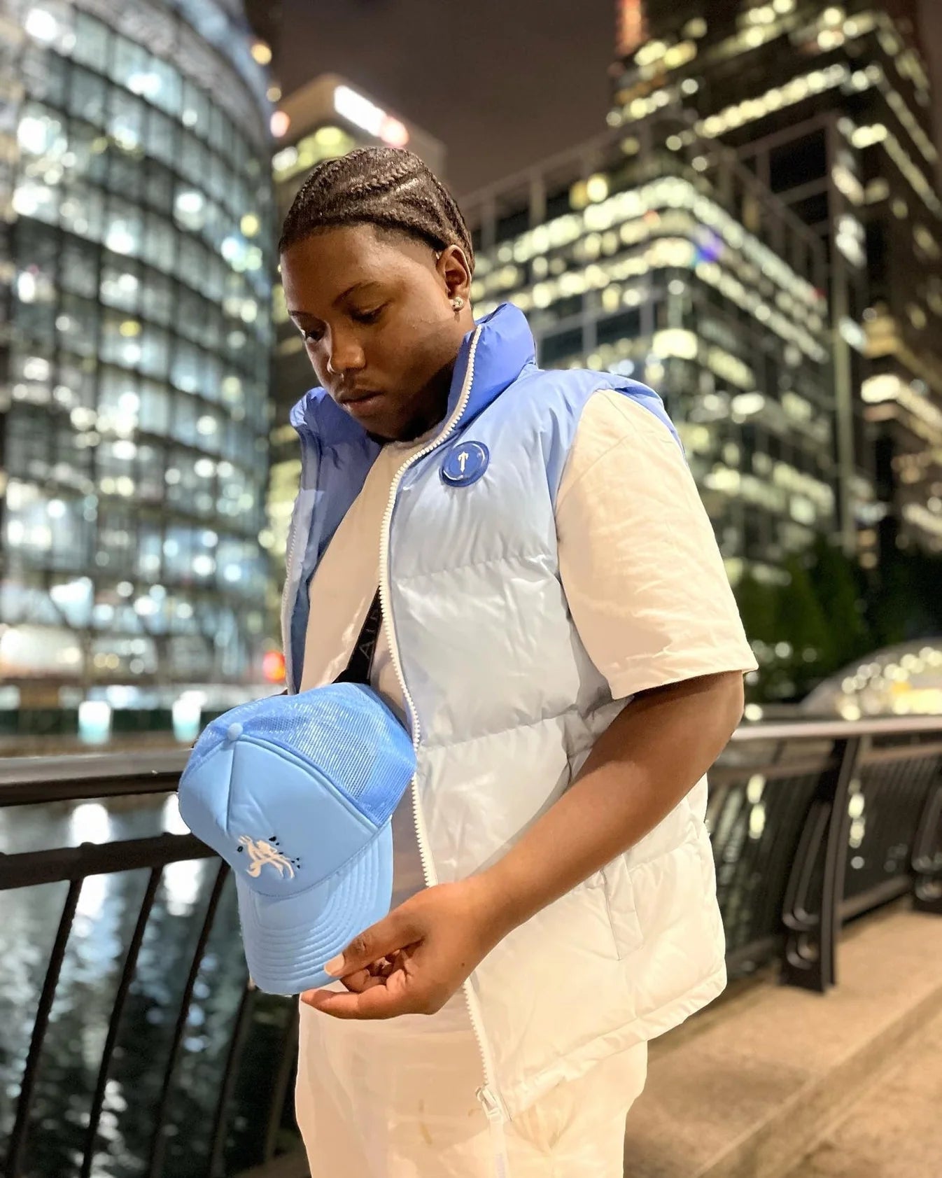 TS Irongate Badge Gilet - Ice Blue