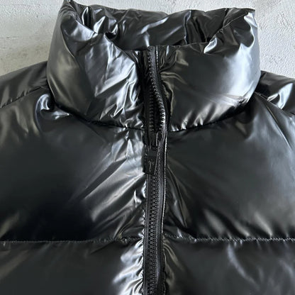TS Irongate Embossed Puffer Jacket - Black/White