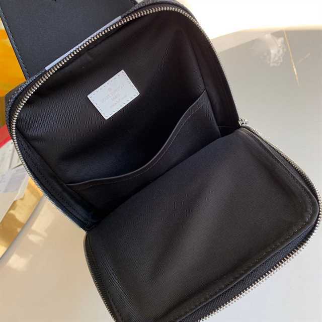 LV Damier Avenue Sling Bag - Black/White