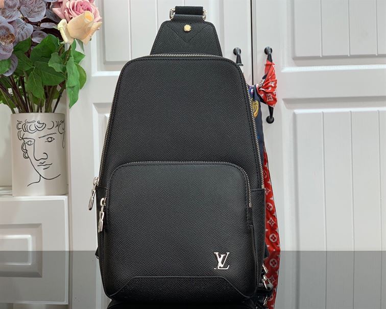 LV Avenue Sling Bag - Black