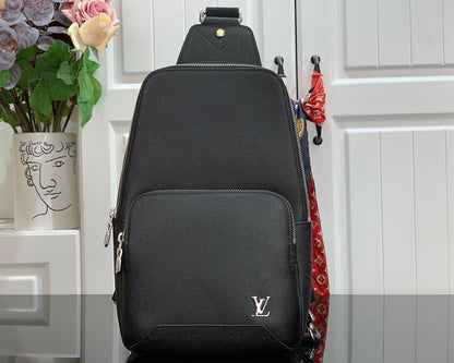 LV Avenue Sling Bag - Black
