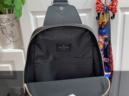 LV Avenue Sling Bag - Black