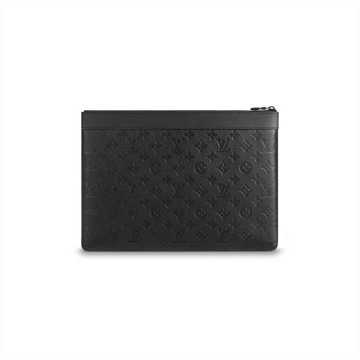 LV Discovery Monogram Leather Pochette - Black