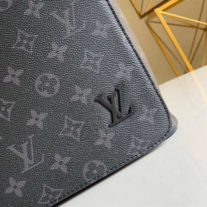 LV District MM Monogram Eclipse Messenger Bag - Black