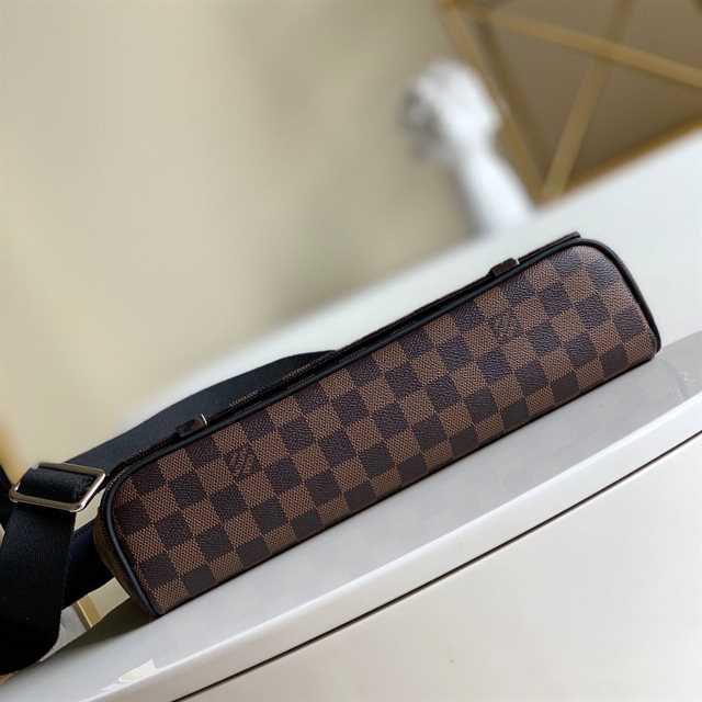 LV District PM Damier Messenger Bag - Brown