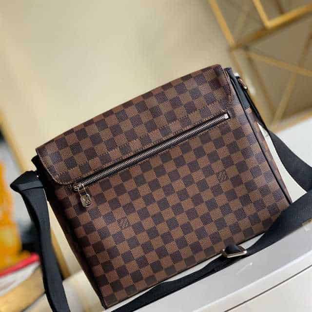 LV District PM Damier Messenger Bag - Brown