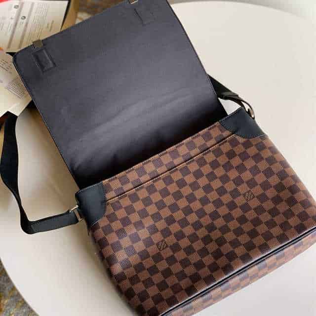 LV District PM Damier Messenger Bag - Brown