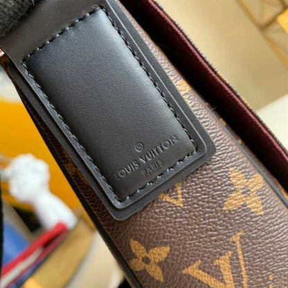 LV District PM Monogram Messenger Bag - Brown