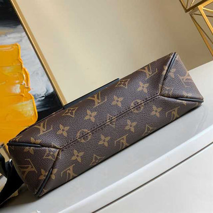 LV District PM Monogram Messenger Bag - Brown