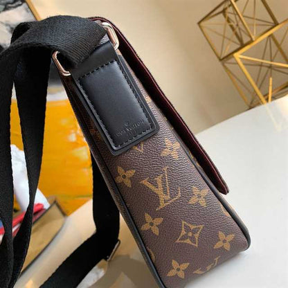 LV District PM Monogram Messenger Bag - Brown