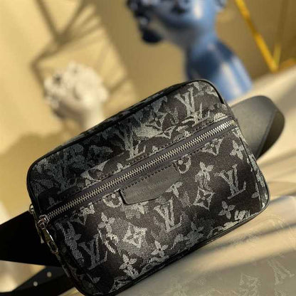 LV Outdoor Bumbag Monogram Canvas - Black/White