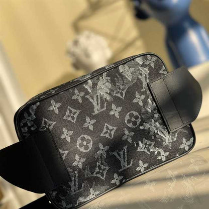 LV Outdoor Bumbag Monogram Canvas - Black/White