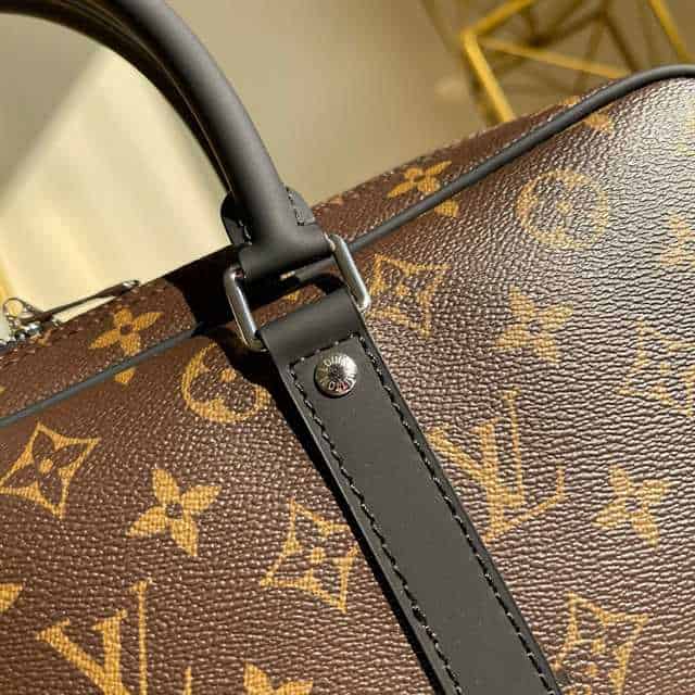 LV Porte-Document Voyage Monogram Macassar Bag - Brown