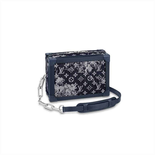 LV Soft Trunk Monogram Canvas Messenger Bag - Navy