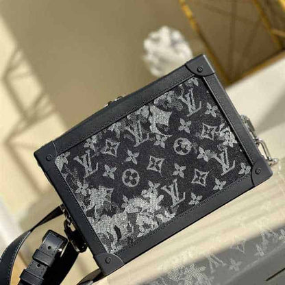 LV Soft Trunk Monogram Canvas Messenger Bag - Navy