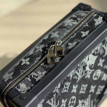 LV Soft Trunk Monogram Canvas Messenger Bag - Navy