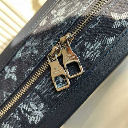 LV Soft Trunk Monogram Canvas Messenger Bag - Navy