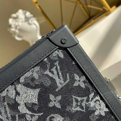 LV Soft Trunk Monogram Canvas Messenger Bag - Navy