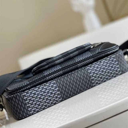 LV Trio Messenger Damier Side Bag - Black