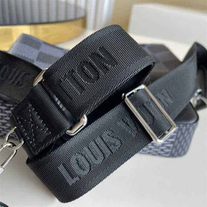 LV Trio Messenger Damier Side Bag - Black