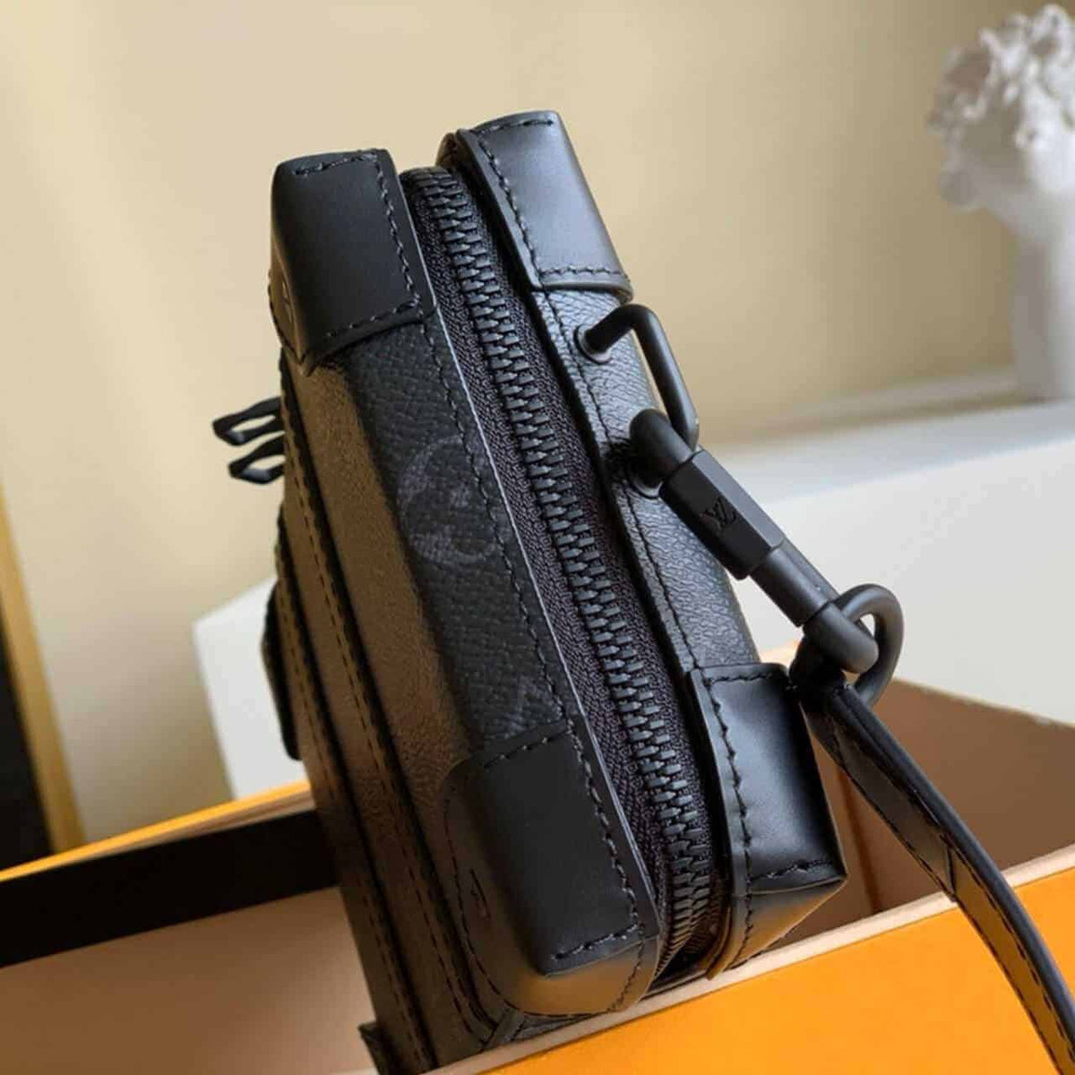 LV Wallet Monogram Eclipse Trunk Bag - Black