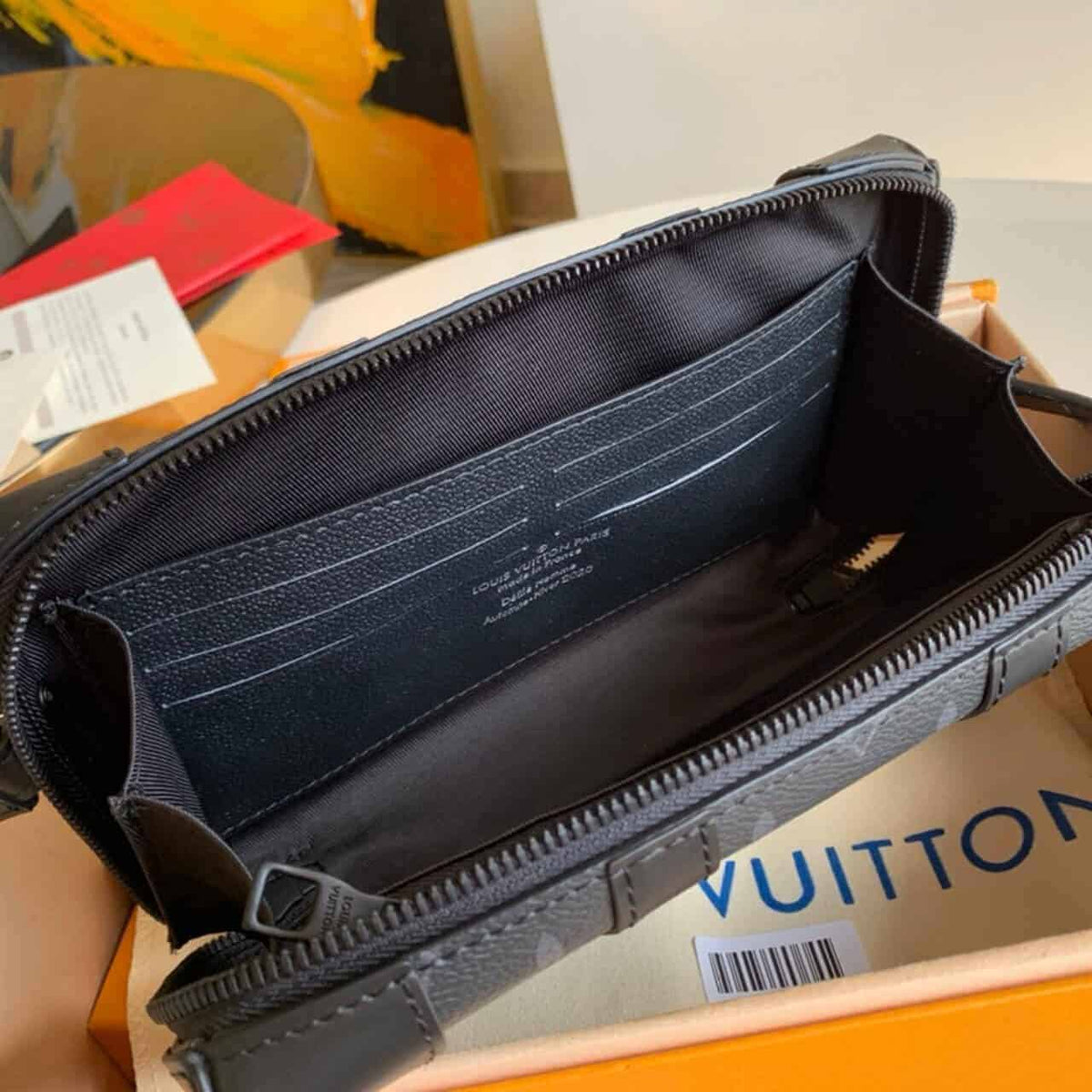LV Wallet Monogram Eclipse Trunk Bag - Black