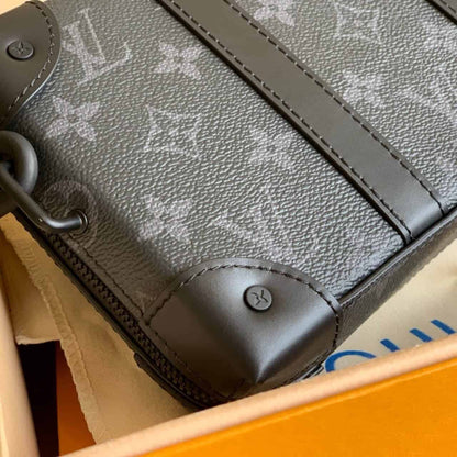 LV Wallet Monogram Eclipse Trunk Bag - Black