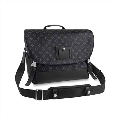 LV Messenger MM Voyager Bag - Black