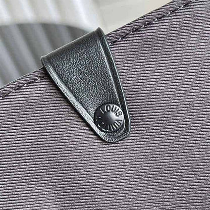 LV Trunk Taurillon Monogram Leather Messenger Bag - Black