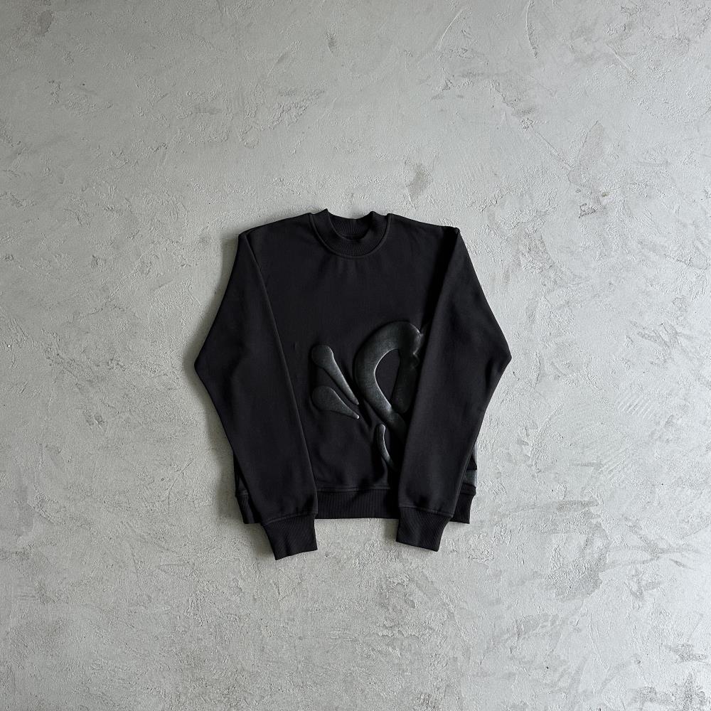 Syn Round Neck Set - Black